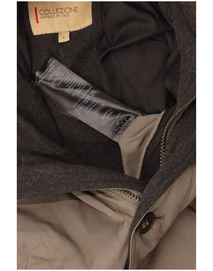 Marks & Spencer Chaqueta militar extragrande para mujer UK 10 Small Beige