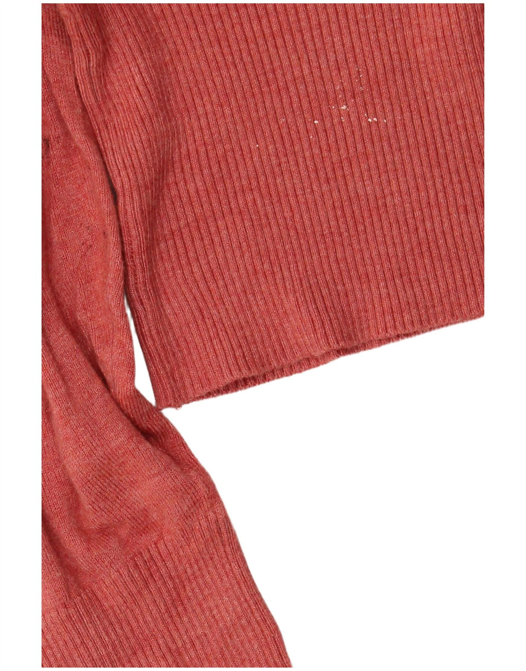 Marks & Spencer Suéter Corto con Cuello Redondo para Mujer UK 46 Grande Rojo