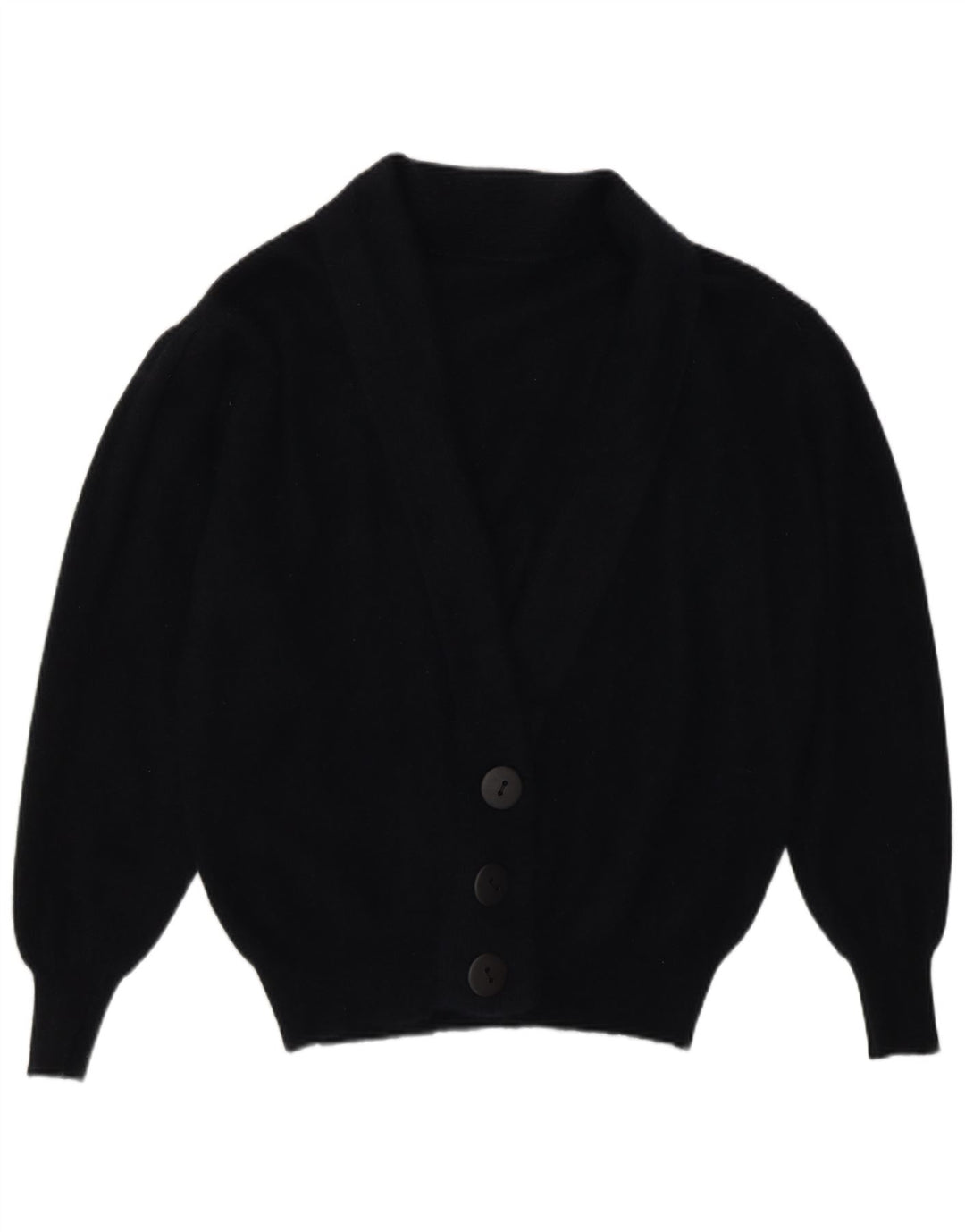 Vintage mujer Cardigan suéter Reino Unido 16 grande azul marino