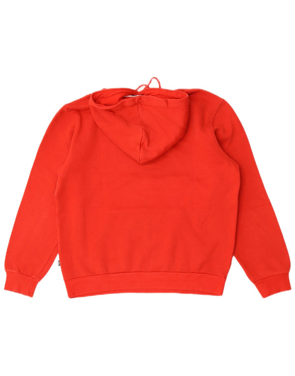 Puma Hombre Graphic Sudadera con capucha Jumper Small Rojo Algodón