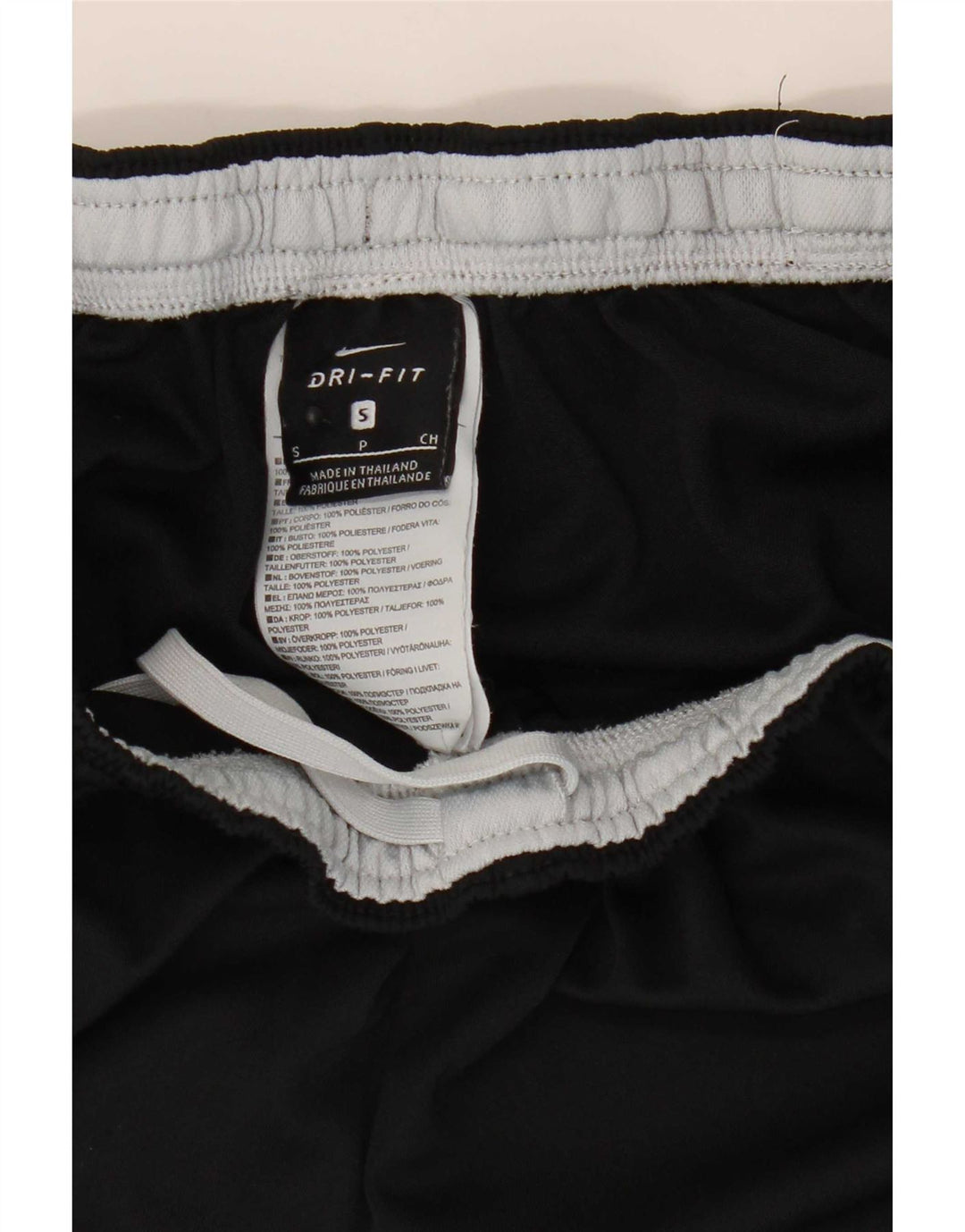 Nike - Pantalones de chándal Dri Fit para hombre (talla pequeña), color negro, poliéster