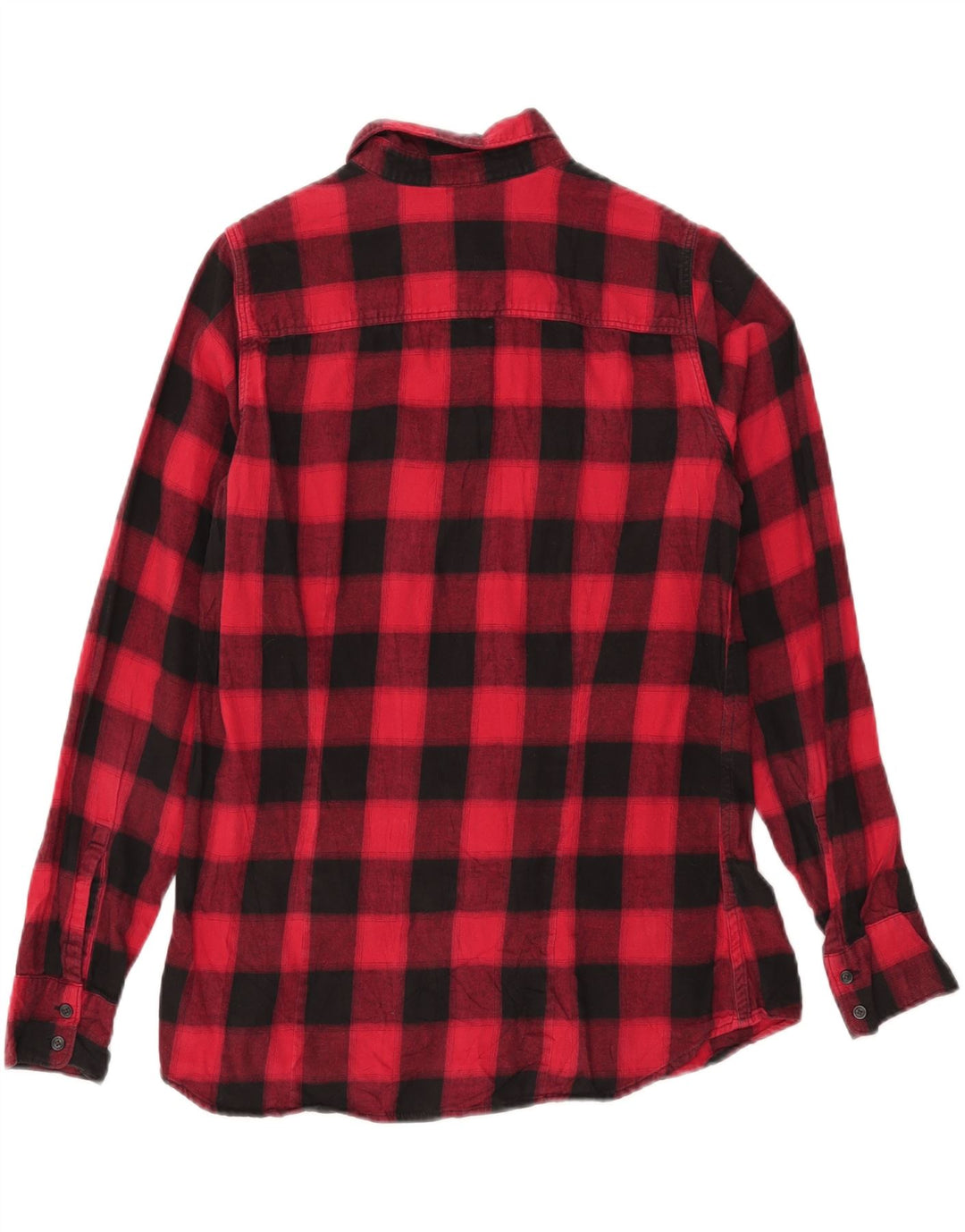 EDDIE BAUER Camisa de franela para mujer UK 44 Medium Red Check