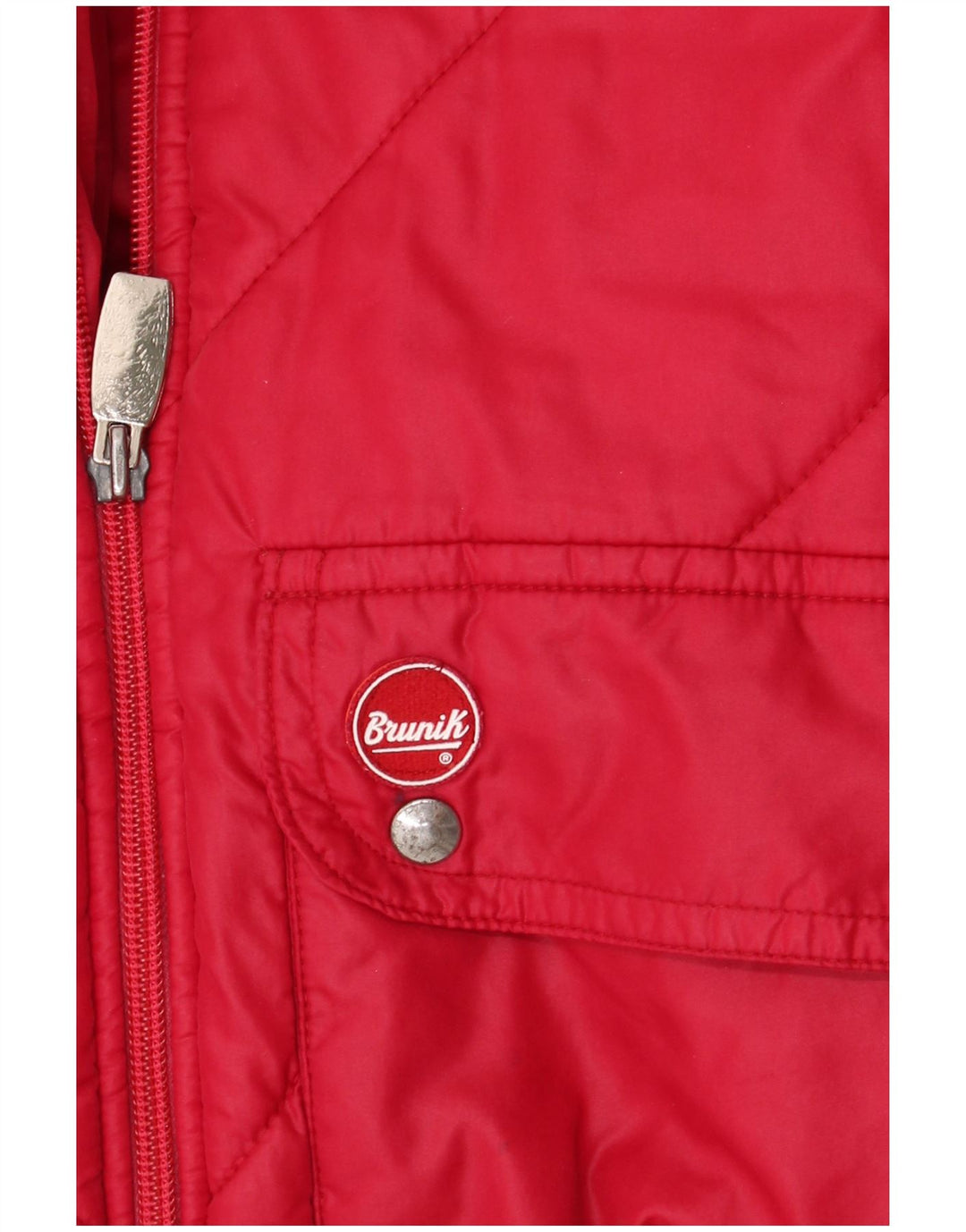 Brunik Chaqueta acolchada para hombre ES 38 Medium Rojo Colorblock