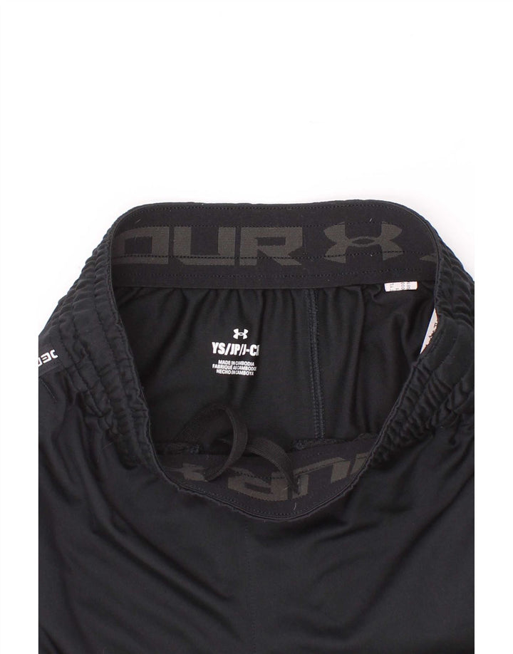 Under Armour Pantalones cortos deportivos con gráficos para niños 7-8 años Pequeño Poliéster negro