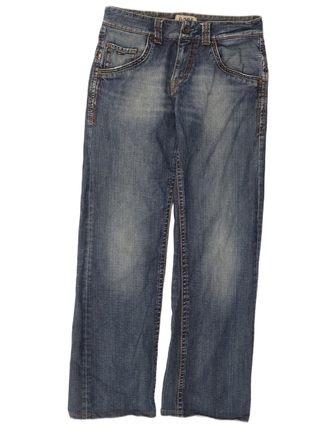 TOMMY HILFIGER Vaqueros Bootcut Gage para hombre W32 L31 Algodón azul