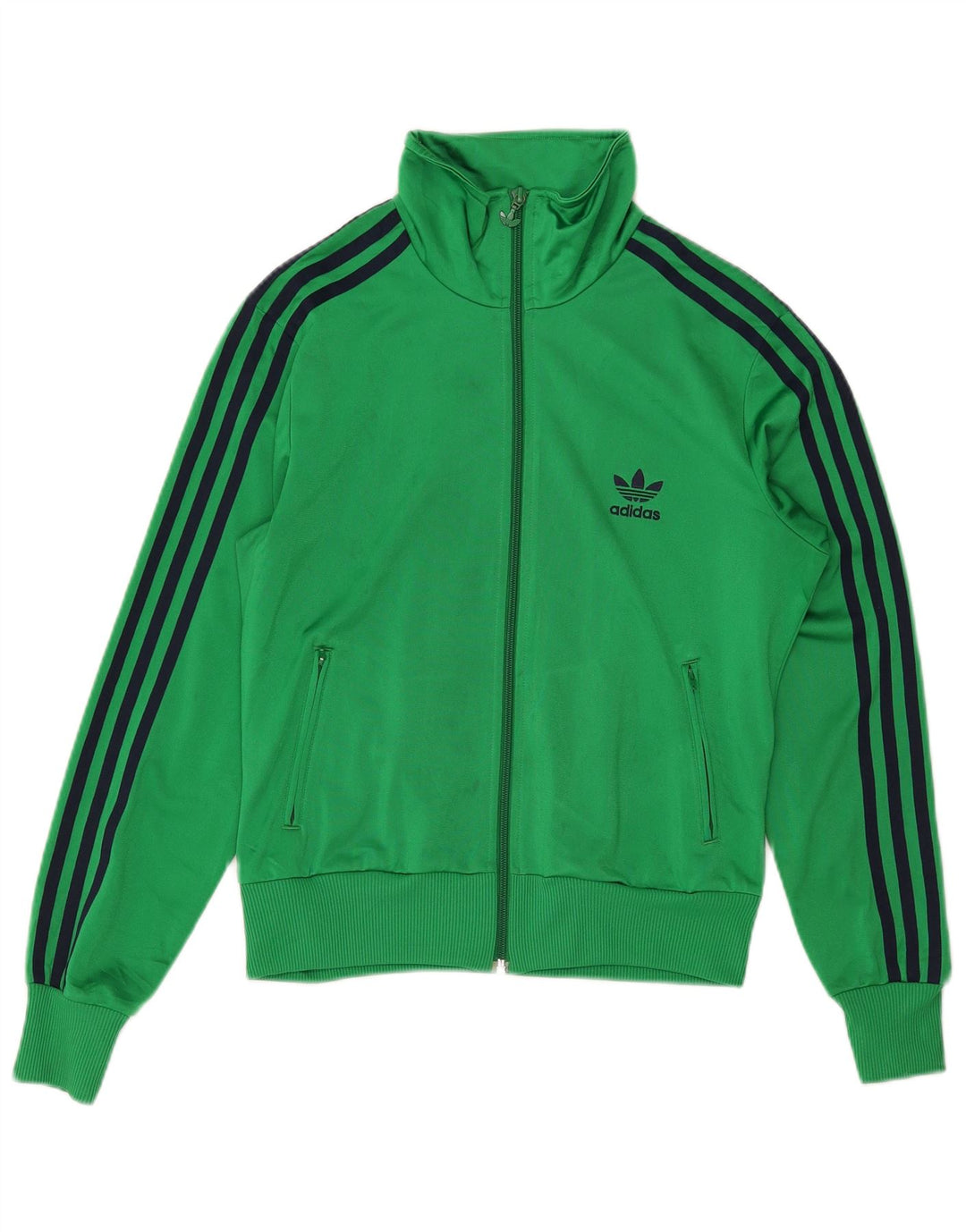Adidas Chaqueta superior de chándal gráfico para mujer EU 40 Poliéster verde medio