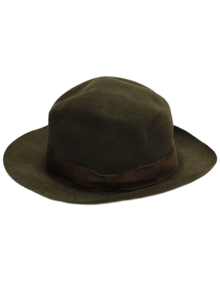 Cervo Sombrero Fedora para hombre mediano caqui clásico