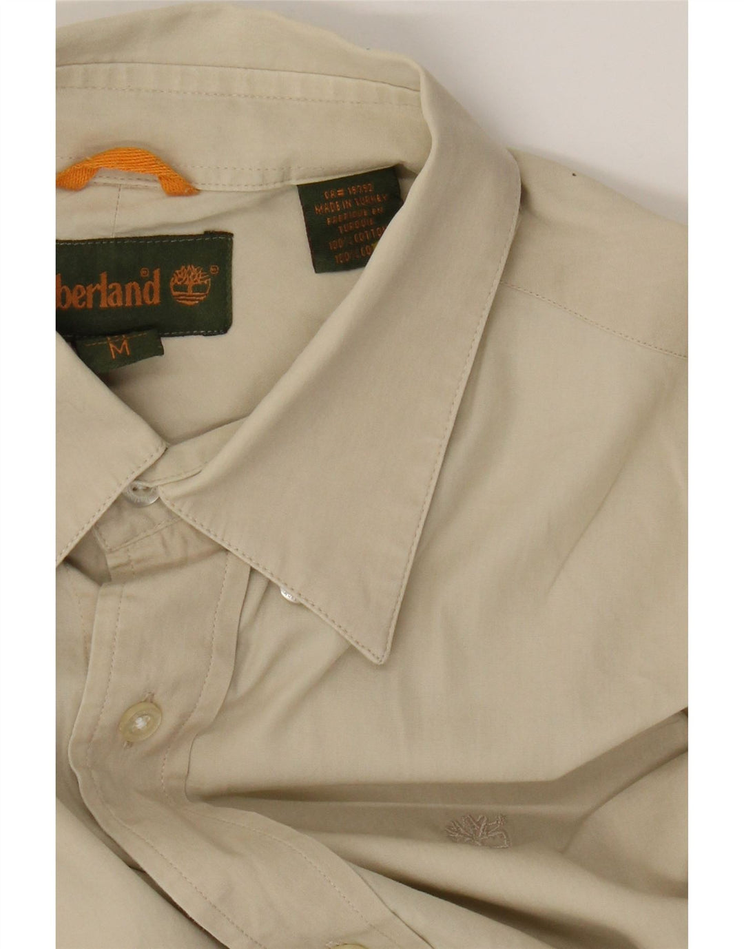 Camisa Timberland Hombre Algodón Beige Medio