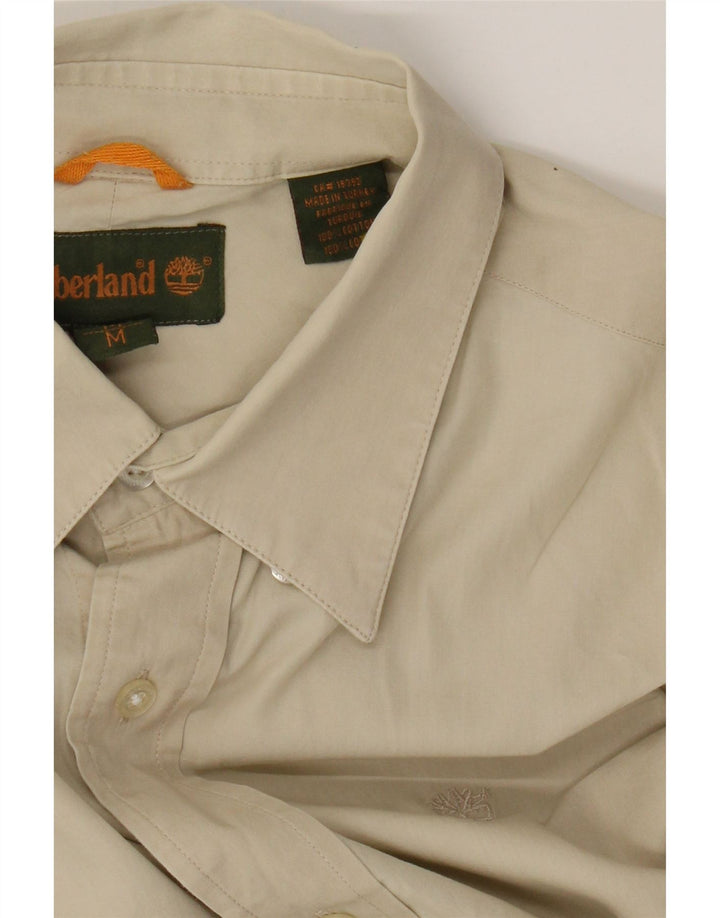 Camisa Timberland Hombre Algodón Beige Medio