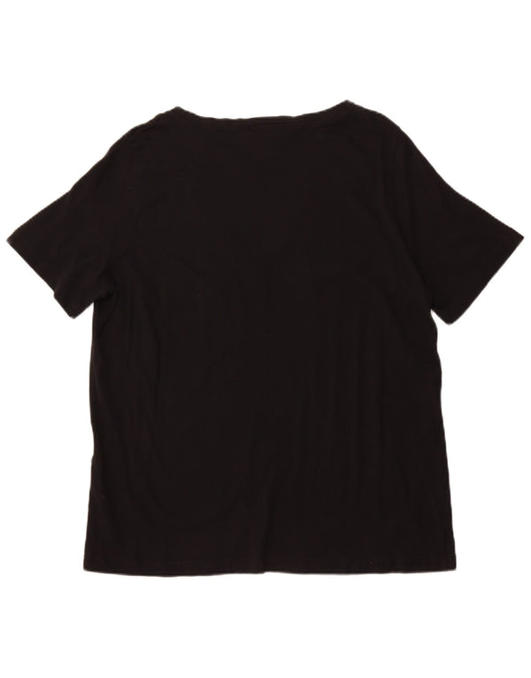 COS Camiseta para mujer Top UK 40 Grande Algodón negro