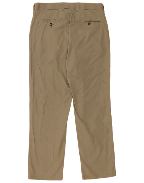 Marks & Spencer Pantalones chinos de corte regular para hombre W32 L29 Algodón caqui