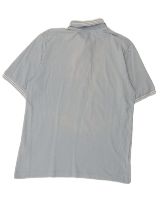 Polo Kappa Hombre Grande Azul Algodón