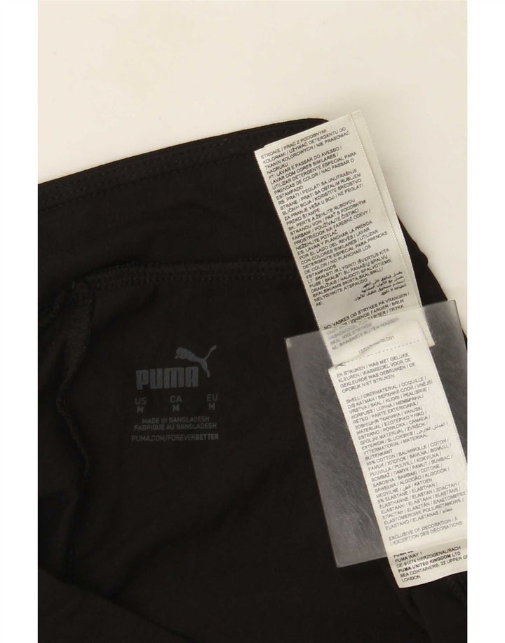 Puma Leggings para mujer Reino Unido 12 Mediano Negro Algodón