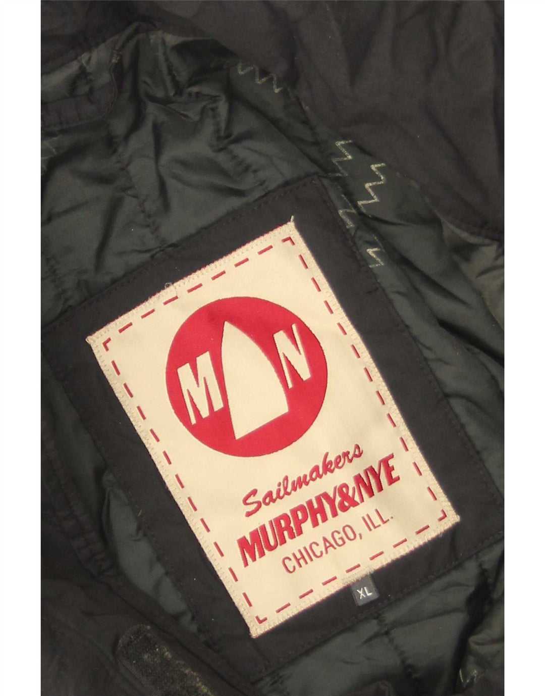 Murphy & Nye Chaqueta Bomber para Hombre UK 42 XL Poliamida Negra