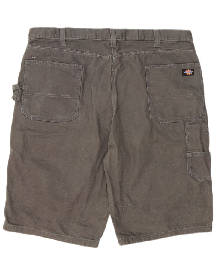 Dickies Pantalones cortos cargo de ajuste relajado para hombre W42 2XL Algodón gris