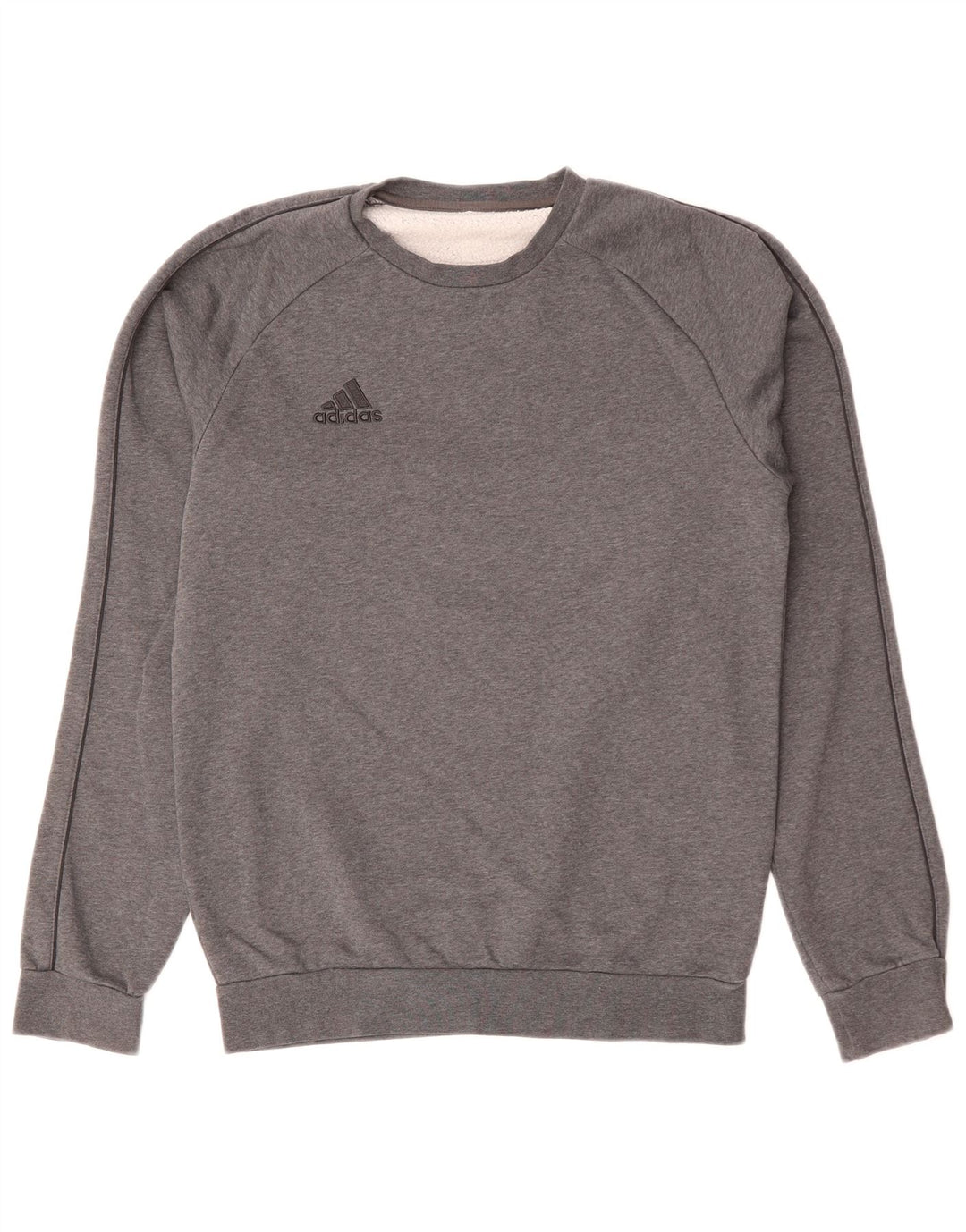 Adidas Hombre Sudadera Jumper Small Gris Algodón