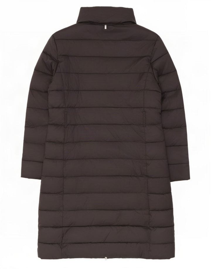 Ted Baker Abrigo acolchado con capucha para mujer Talla 3 Mediana Poliamida negra