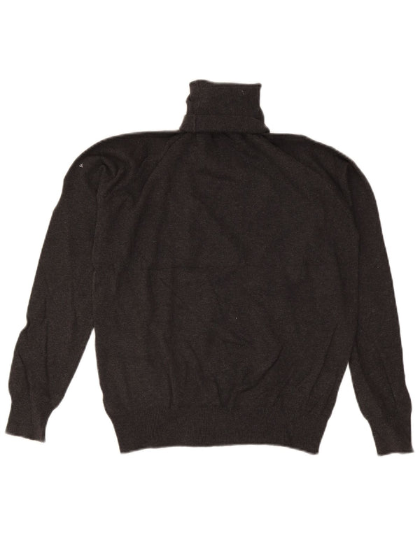 Zara Jersey con cuello vuelto para mujer ES 40 XL Algodón gris