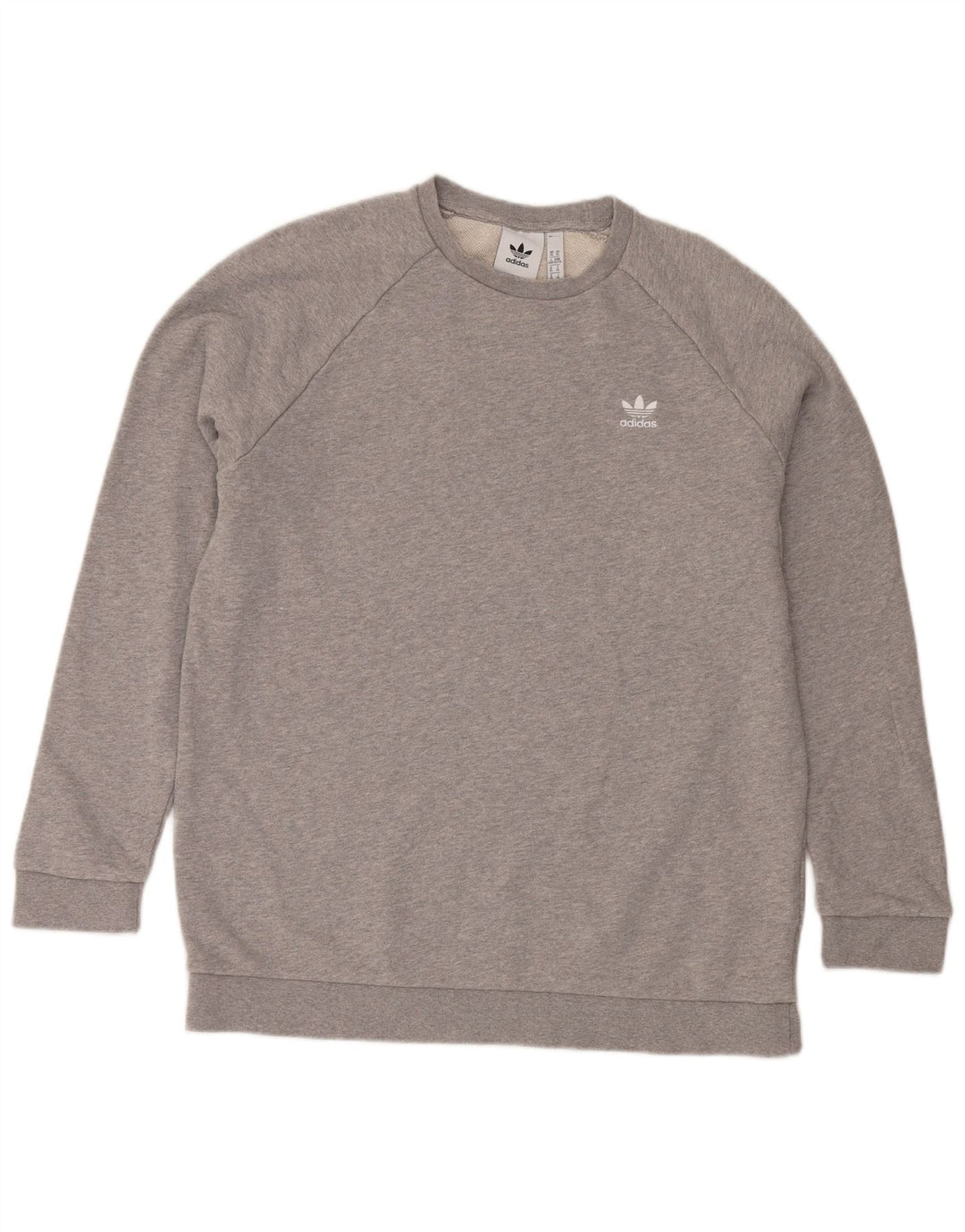 Adidas Hombre Sudadera Jumper XL Gris Algodón Moteado