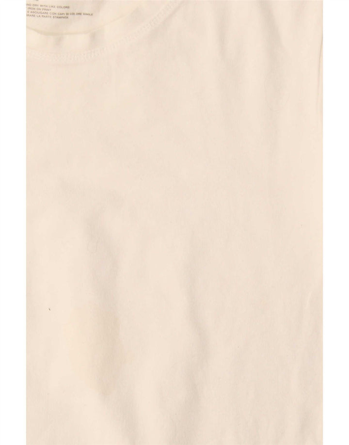 Gap Camiseta para Mujer Top UK 10 Small White Cotton