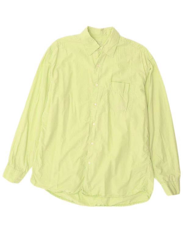 Camisa J. Crew Hombre Algodón Verde Medio