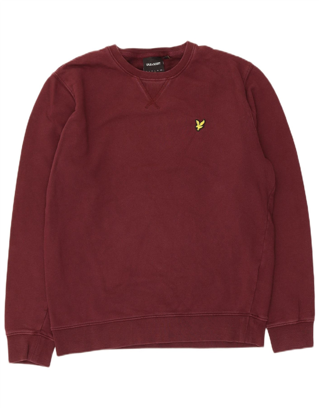 Lyle & Scott Sudadera para Hombre Jumper Large Granate Algodón