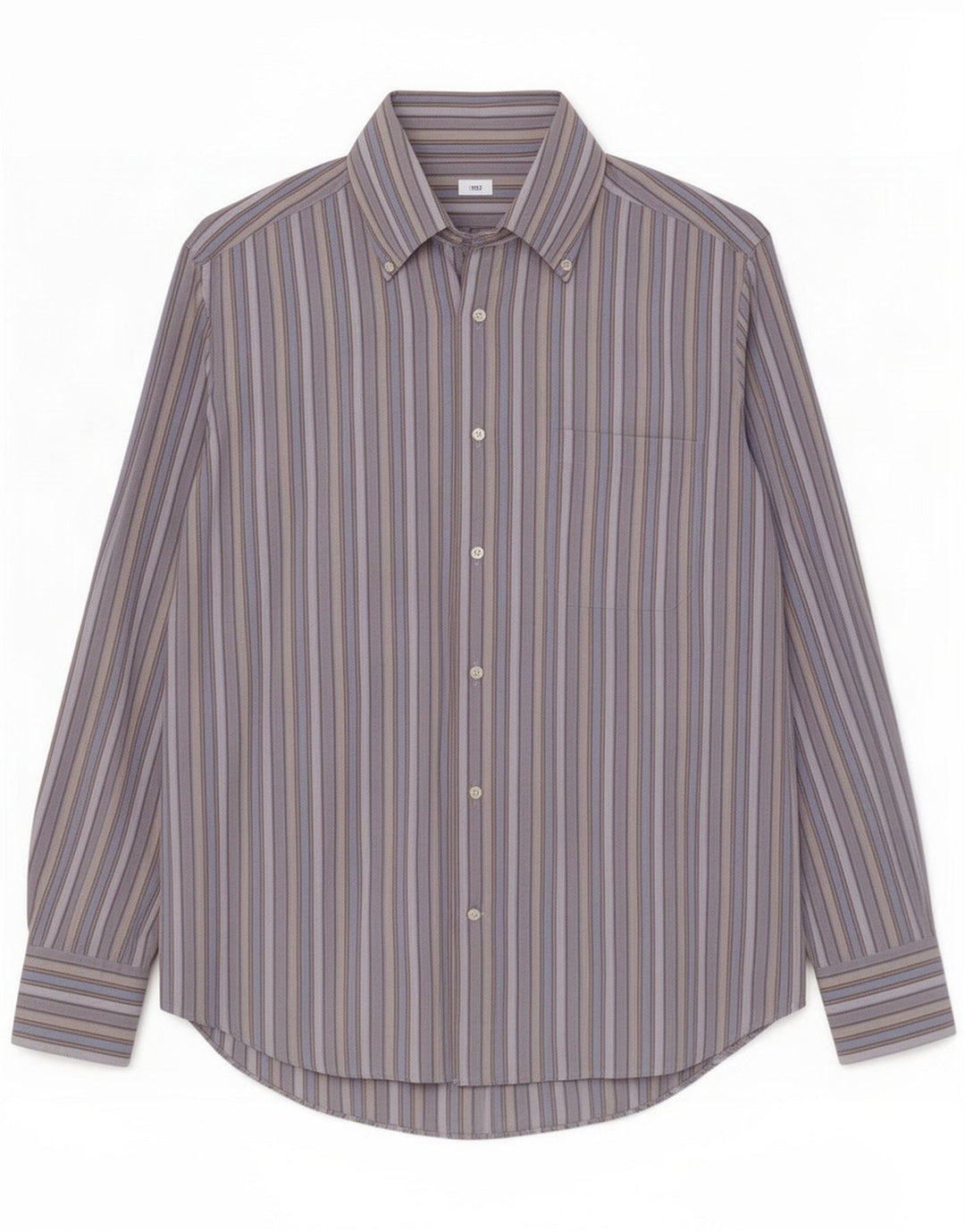 Camisa Basile para hombre Talla 40 15 Algodón a rayas azul medio Clásico