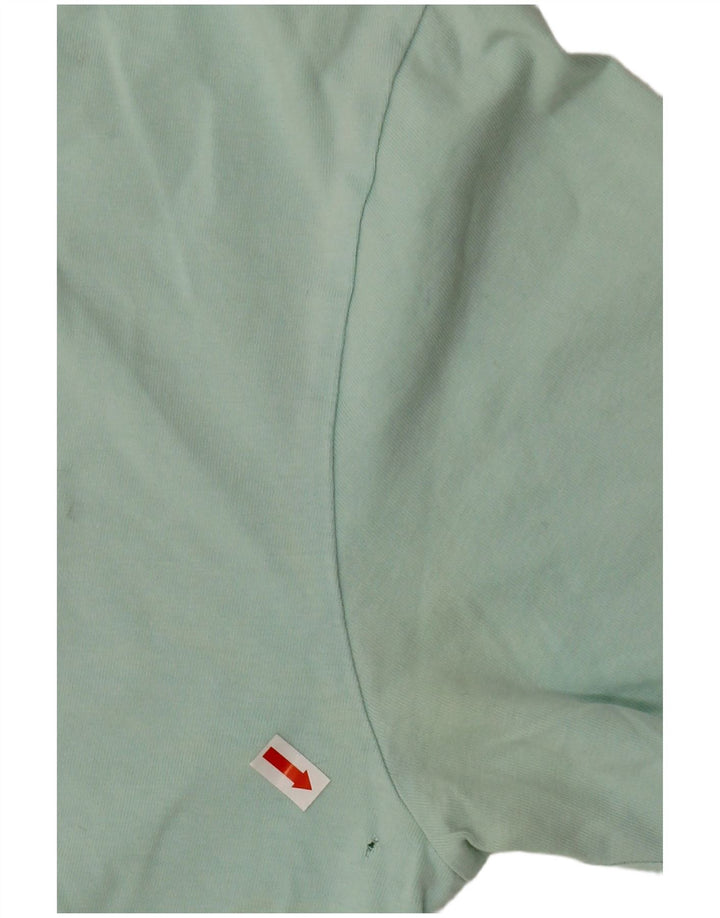 NEW BALANCE Camiseta gráfica para mujer Top UK 44 Algodón verde medio