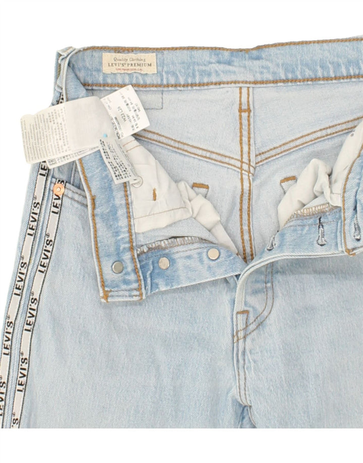 LEVI'S Womens Straight Jeans W23 L26 Blue Cotton Vintage Levi's and Second-Hand Levi's from Messina Hembry 