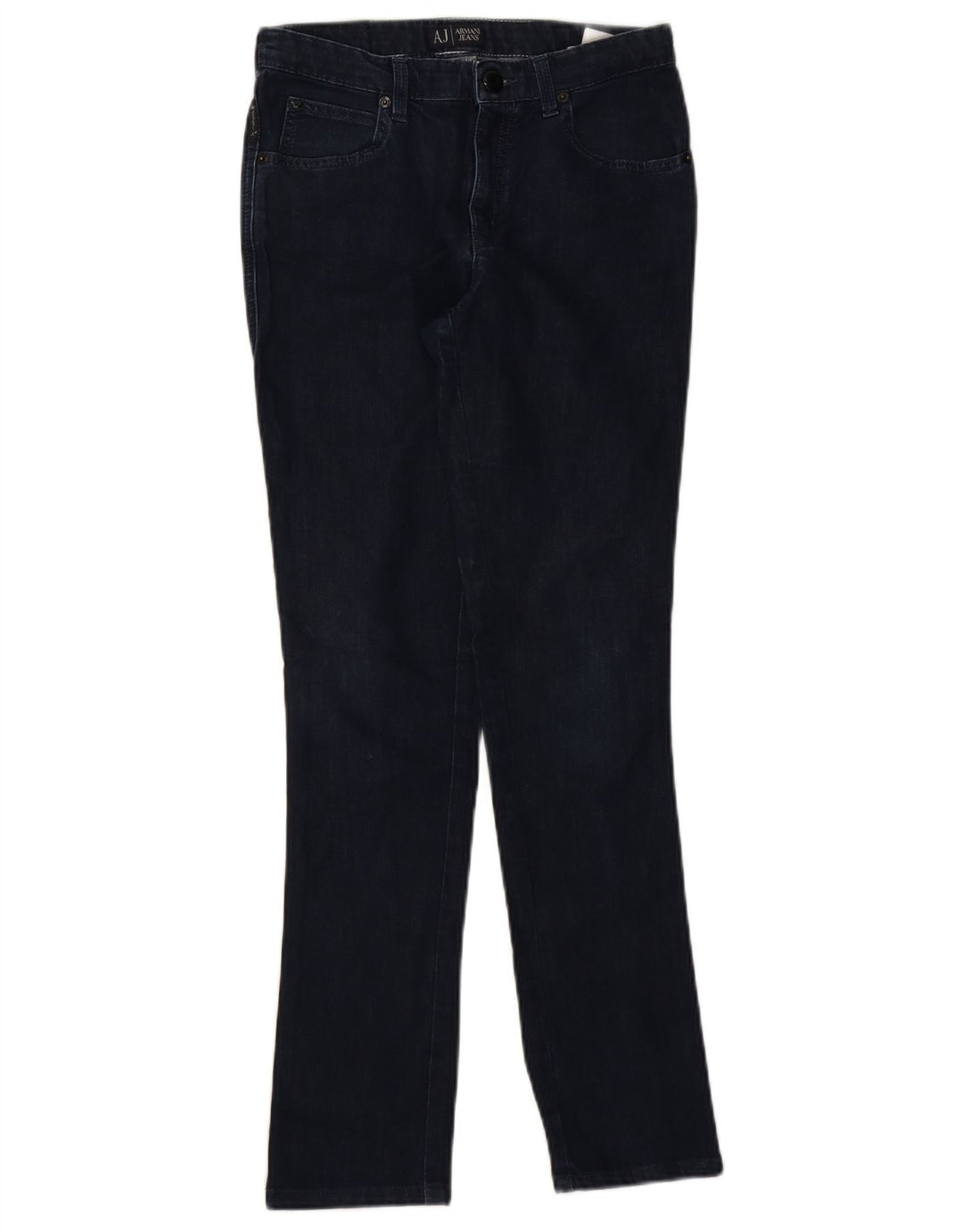 Vaqueros Armani Mujer Slim W30 L29 Azul Marino Algodón