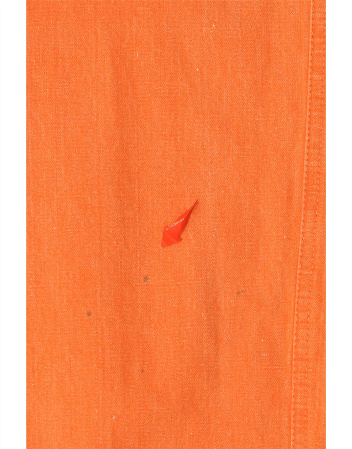 C&A Pantalones casuales cónicos de cintura alta para mujer EU 38 Medium W26 L31 Naranja