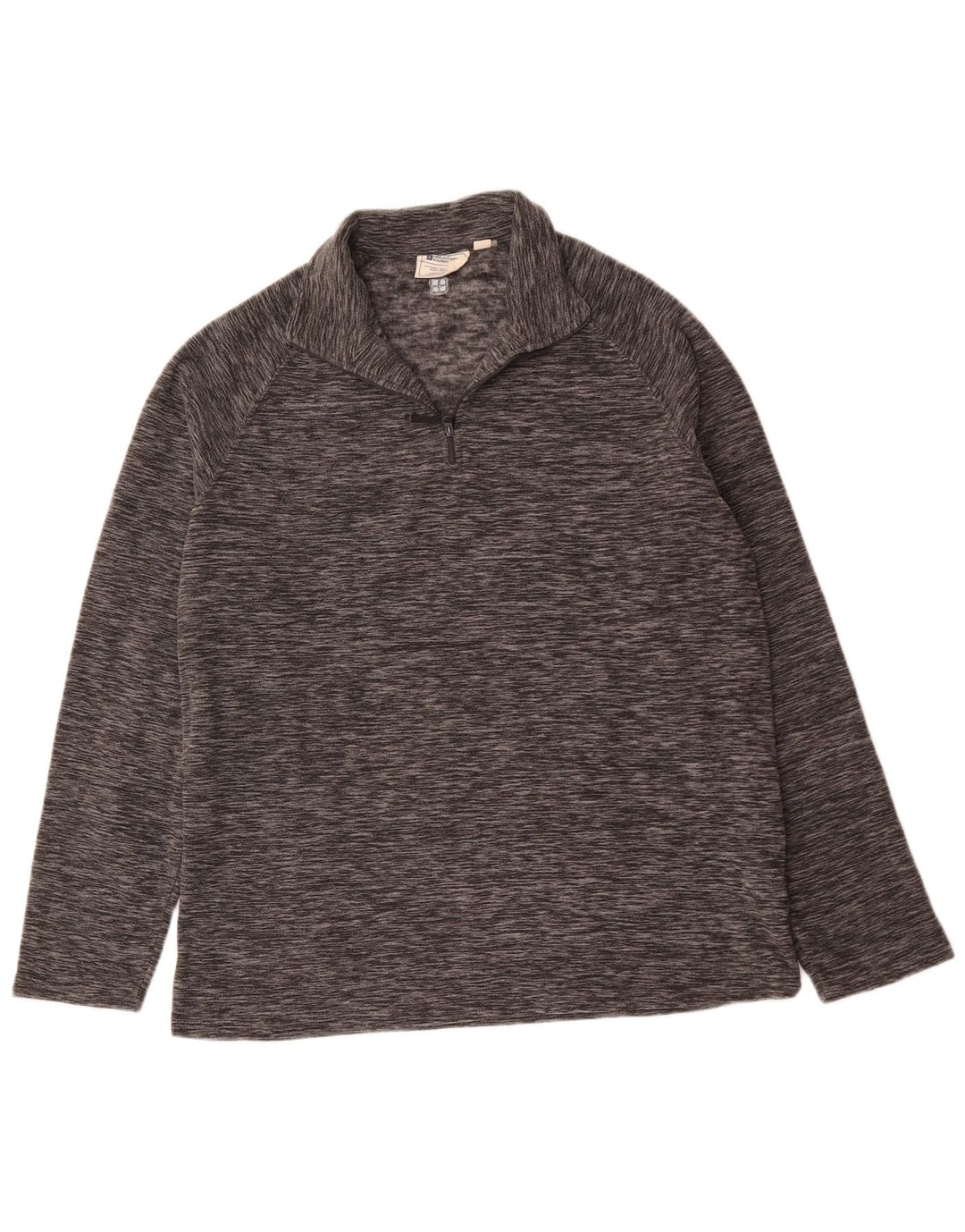 Jersey de forro polar con cuello y cremallera para hombre de Mountain Warehouse Poliéster moteado gris grande