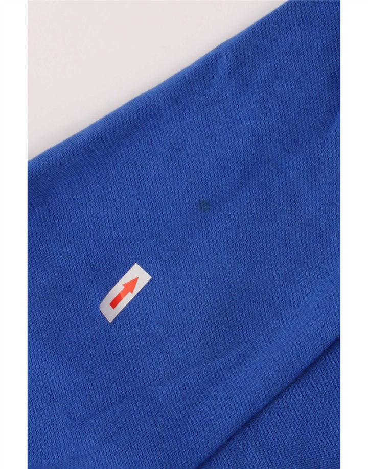 Nike Jersey con capucha para hombre, color azul medio, algodón