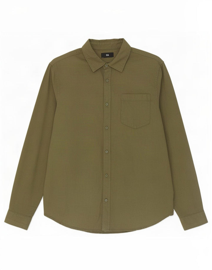 Camisa C&A Hombre XL Algodón Caqui