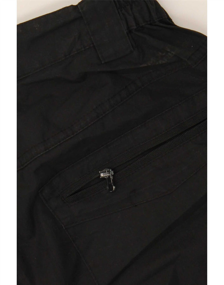 Pantalones cargo rectos para hombre de Mountain Warehouse W34 L32 Poliéster negro