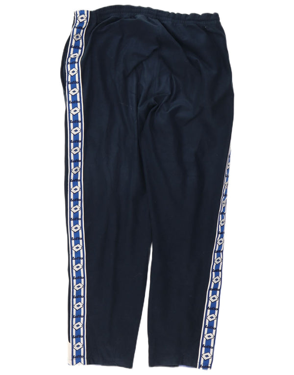 Lotto Pantalones de chándal gráficos para hombre UK 42/44 XL Azul marino Colorblock