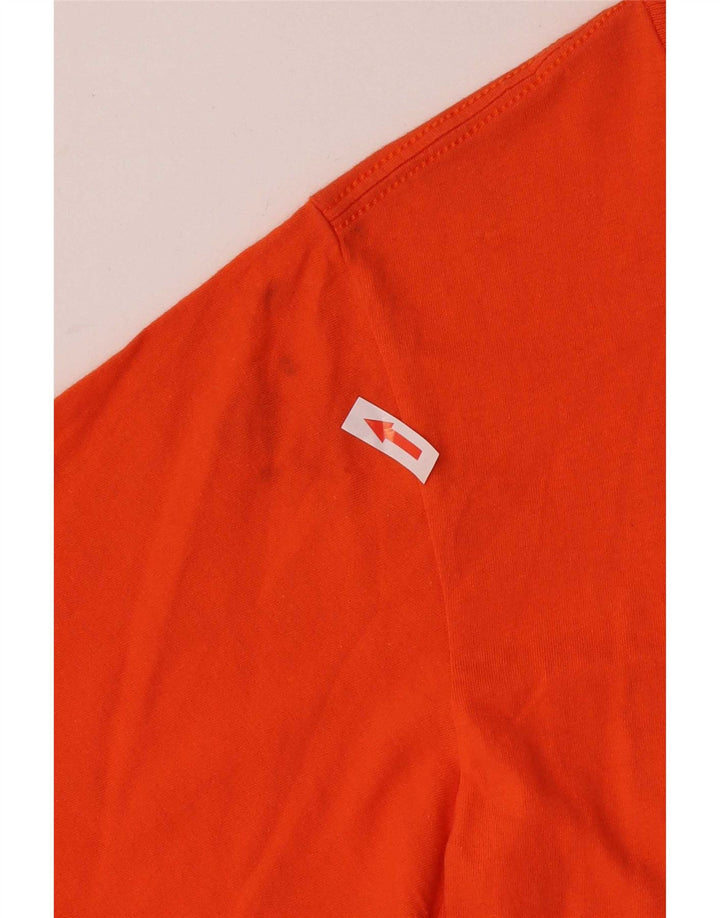 Adidas - Camiseta gráfica para hombre, color naranja medio, algodón