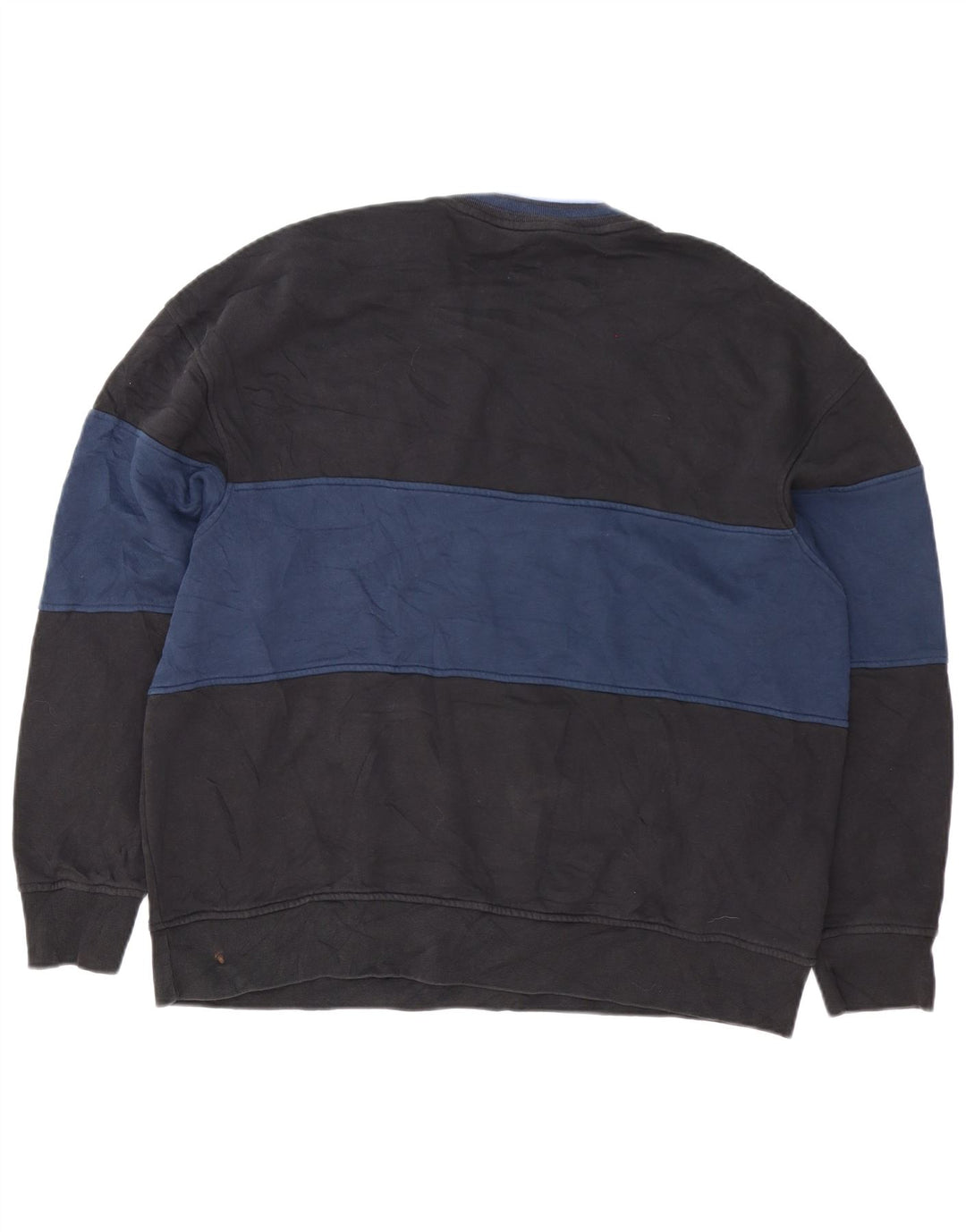 Levi's Hombre Sudadera Relaxed Fit Jumper Large Azul Marino Colorblock