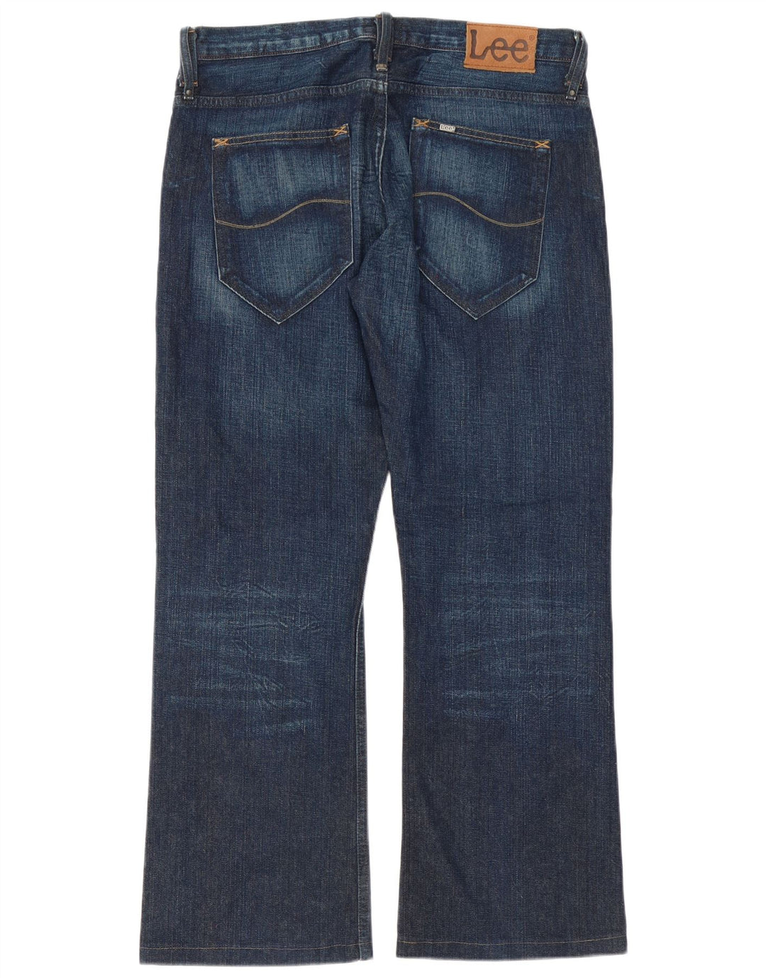 Lee Vaqueros Acampanados Clark para Hombre W34 L31 Algodón Azul Marino