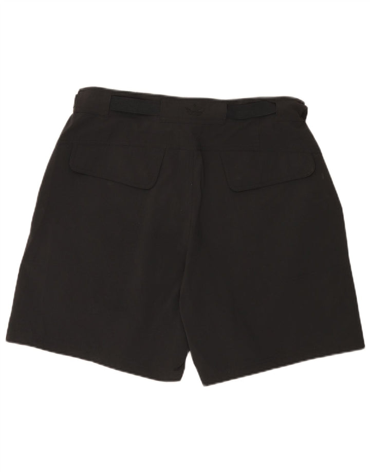 Adidas - Pantalones cortos cargo para hombre, talla grande, W36, poliamida negra