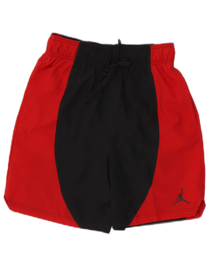 JORDAN Shorts deportivos Dri Fit para hombre Poliéster con bloques de color negro pequeño