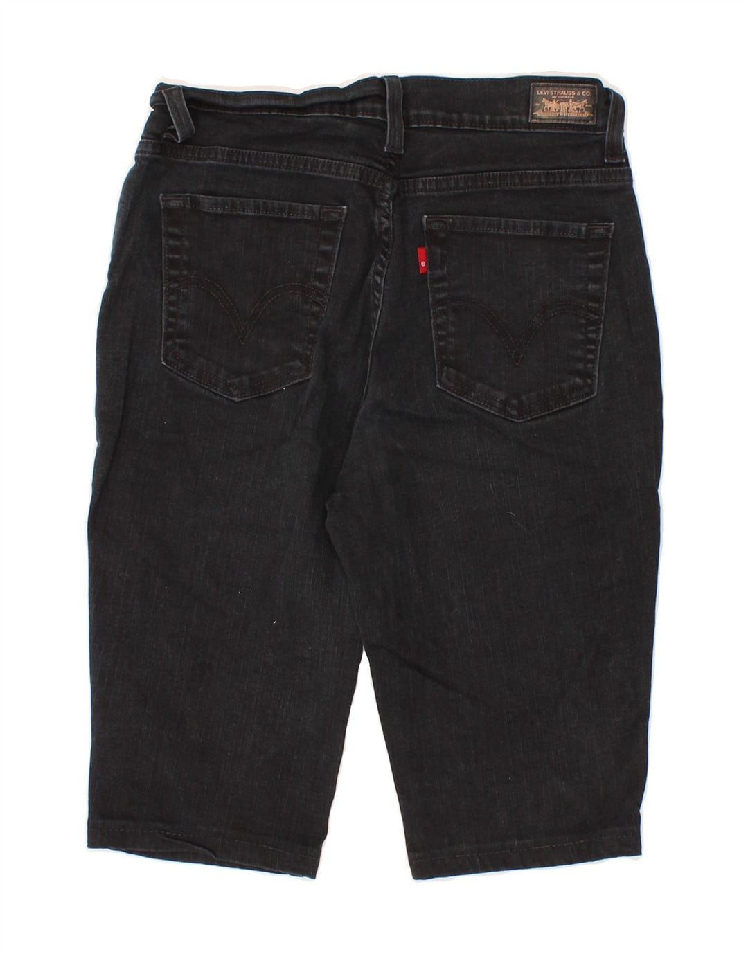 LEVI'S Womens 512 Denim Shorts US 8 Medium W30 Black Cotton Vintage Levi's and Second-Hand Levi's from Messina Hembry 