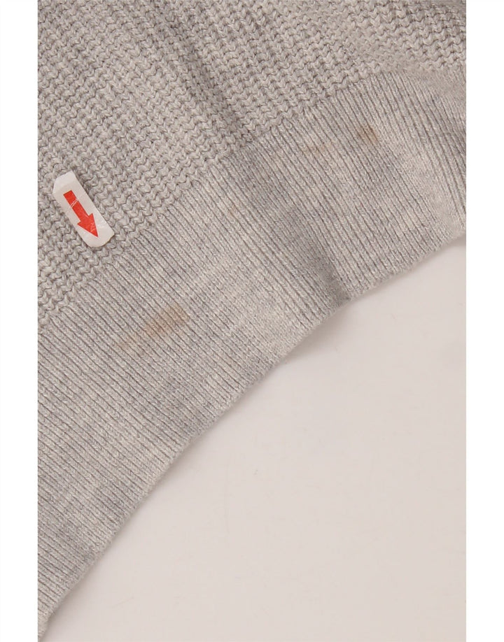 Superdry Jersey De Cuello Redondo Para Hombre De Algodón Gris Medio