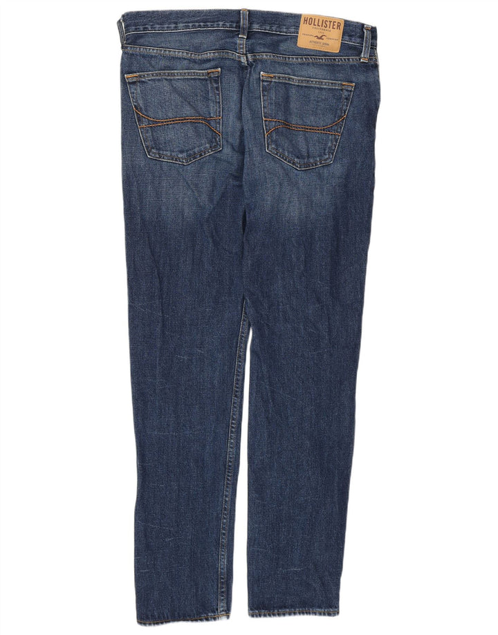 HOLLISTER Vaqueros ajustados para hombre W33 L32 Algodón azul