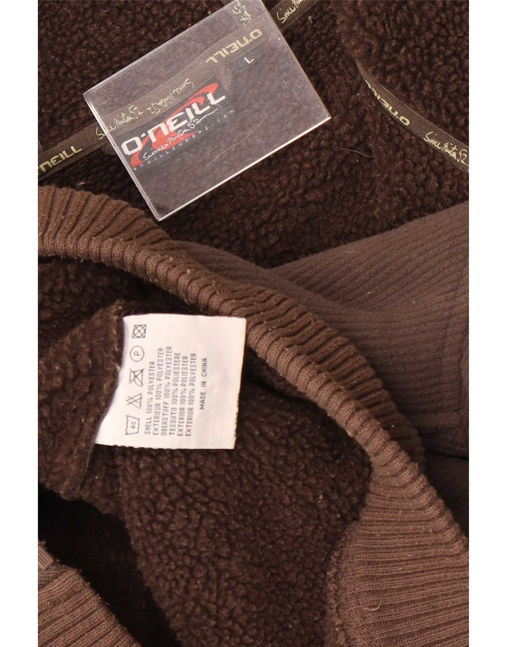 O'Neill - Sudadera con capucha para hombre, diseño gráfico, poliéster marrón grande