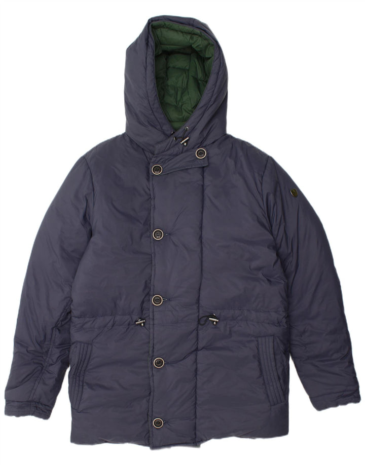 CMP Chaqueta acolchada reversible con capucha para hombre IT 50 Large Azul marino