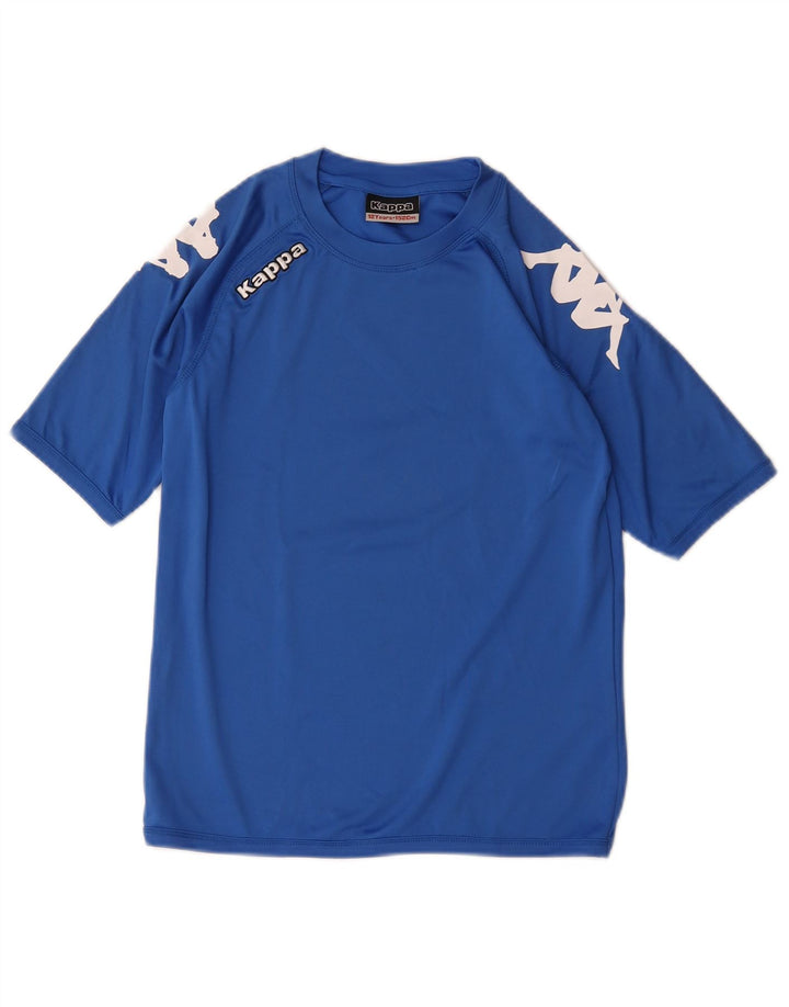Kappa Camiseta gráfica para niño Top 11-12 años Azul Poliéster