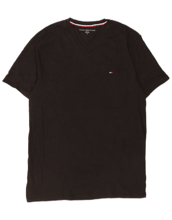 Camiseta Tommy Hilfiger Hombre Top Medium Negro Algodón