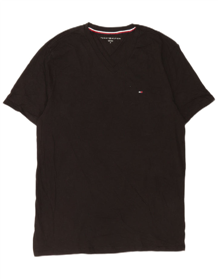 Camiseta Tommy Hilfiger Hombre Top Medium Negro Algodón