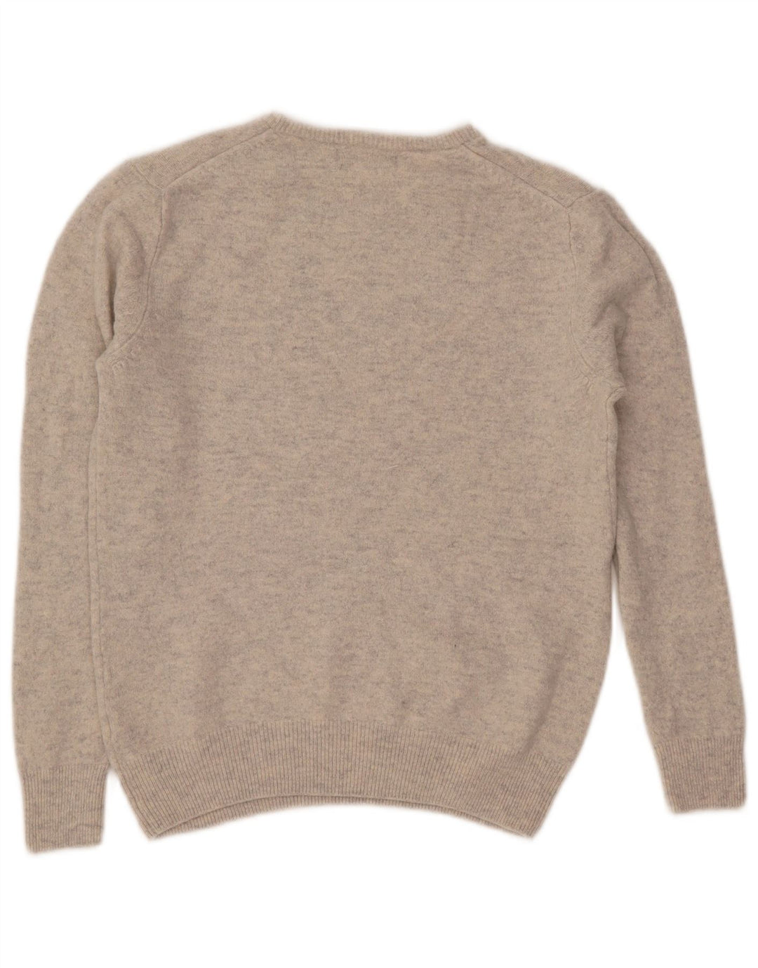 Marks & Spencer Suéter tipo jersey con cuello redondo para mujer UK 44 Gris medio moteado